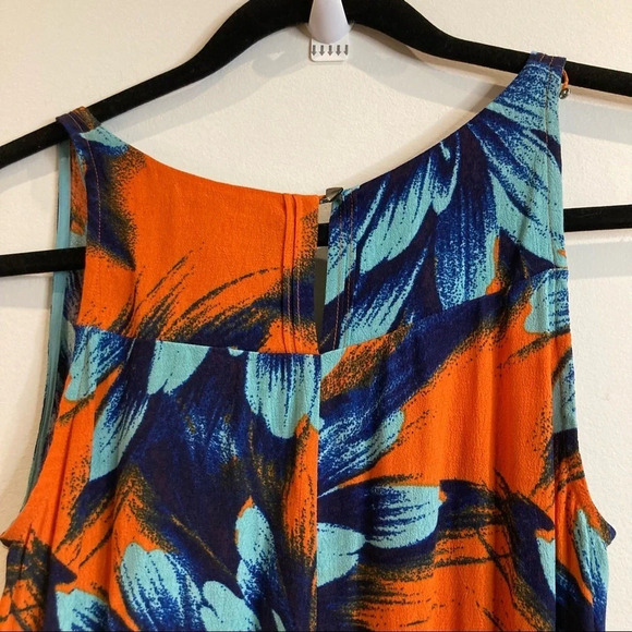 MAEVE Sz 0 High Low  Hemline Oversized Flowy Colourful Dress - Picture 5 of 12